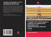 Trabalho de informação e análise no sistema do Ministério da Administração Interna russo