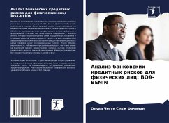 Analiz bankowskih kreditnyh riskow dlq fizicheskih lic: BOA-BENIN - Fachinan, Oluwa Chegun Serzh;Hodonou, D. E. Fränk-Kristian