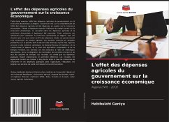 L'effet des dépenses agricoles du gouvernement sur la croissance économique - Ganiyu, Habibulahi