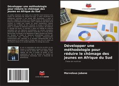 Cover Développer une méthodologie pour réduire le chômage des jeunes en Afrique du Sud