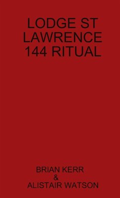 LODGE ST LAWRENCE 144 RITUAL - Kerr, Brian