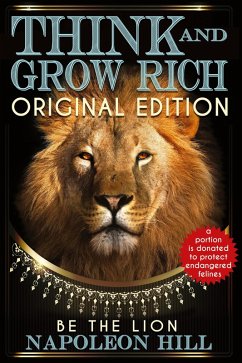 Cover Think and Grow Rich - Original Edition - BE THE LION