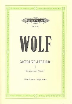 Mörike-Lieder Band 1 für hohe Singstimme und Klavier (dt/en)