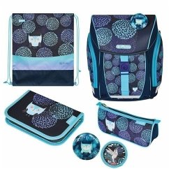 Herlitz Schulranzen FiloLight Plus Flower Owl 16 Liter befüllt