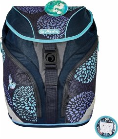 Cover Herlitz Grundschulrucksack SoftLight Plus Bloomy Birds 20 Liter befüllt