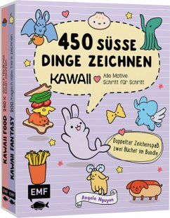 450 süße Dinge zeichnen: Kawaii - Alle Motive Schritt für Schritt - Nguyen, Angela