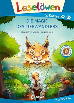 Leselöwen 2. Klasse - Die Magie des Tierwandlers (Großbuchstabenausgabe) - Möwenthal, Anni