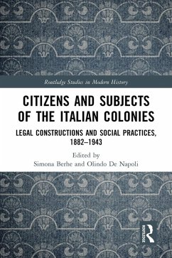 Cover Citizens and Subjects of the Italian Colonies (eBook, ePUB)