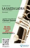 Alto Clarinet part of &quote;La Gazza Ladra&quote; overture for Clarinet Quintet (fixed-layout eBook, ePUB)