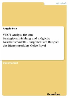 SWOT- Analyse für eine Strategieentwicklung und mögliche Geschäftsmodelle - dargestellt am Beispiel des Bienenprodukts Gelee Royal (eBook, ePUB)