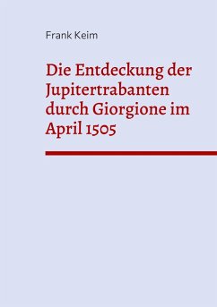 Cover Die Entdeckung der Jupitertrabanten durch Giorgione im April 1505 (eBook, PDF)