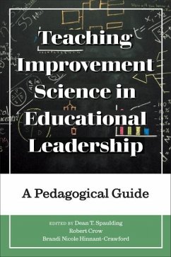 Cover Teaching Improvement Science in Educational Leadership (eBook, ePUB)