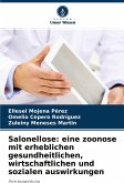 Salonellose: eine zoonose mit erheblichen gesundheitlichen, wirtschaftlichen und sozialen auswirkungen