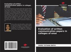 Evaluation of written communication papers in colleges of ense - DAFIA, GNIRE TATIANA