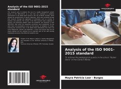 Analysis of the ISO 9001-2015 standard - Loor - Burgos, Mayra Patricia