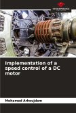Implementation of a speed control of a DC motor
