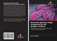 Diversità genetica degli streptococchi del gruppo viridans - Trabelsi, Inès