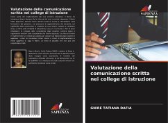 Valutazione della comunicazione scritta nei college di istruzione - DAFIA, GNIRE TATIANA