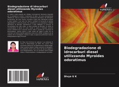 Biodegradazione di idrocarburi diesel utilizzando Myroides odoratimus - U K, Divya