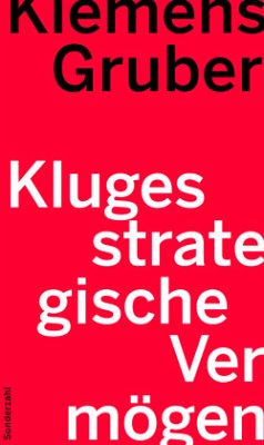 Kluges strategische Vermögen - Gruber, Klemens