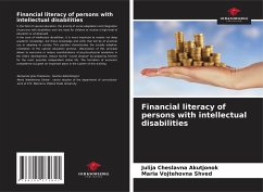Financial literacy of persons with intellectual disabilities - Akutjonok, Julija Cheslavna;Shved, Maria Vojtehovna