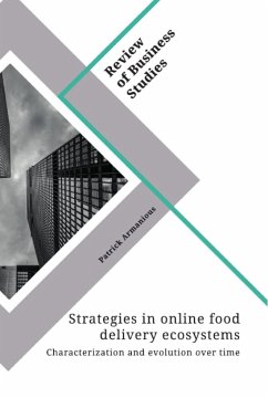 Strategies in online food delivery ecosystems. Characterization and evolution over time