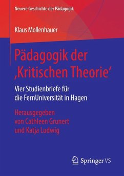 Cover Pädagogik der ,Kritischen Theorie' (eBook, PDF)