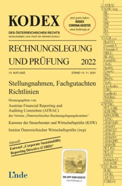 KODEX Rechnungslegung und Prüfung 2022 - Gedlicka, Werner;Knotek, Markus;Bakel-Auer, Katharina
