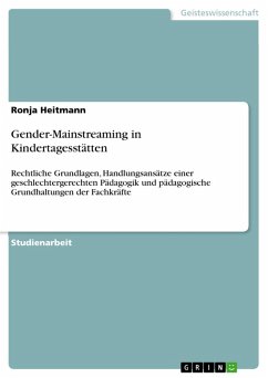 Gender-Mainstreaming in Kindertagesstätten (eBook, PDF) - Heitmann, Ronja