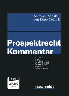 Prospektrecht Kommentar - Assmann/Schlitt/von Kopp-Colomb