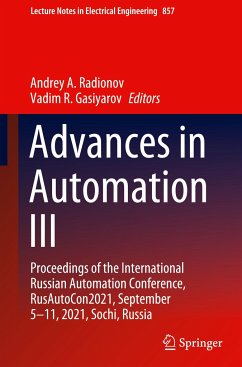 Advances in Automation III