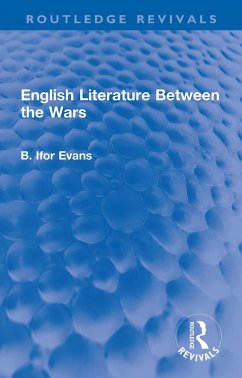 Cover English Literature Between the Wars (eBook, ePUB)
