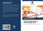 Literaturübersicht vs. Literaturübersicht Literaturübersicht vs. Literaturübersicht