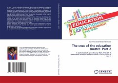 The Crux of the Education Matter- Part 2