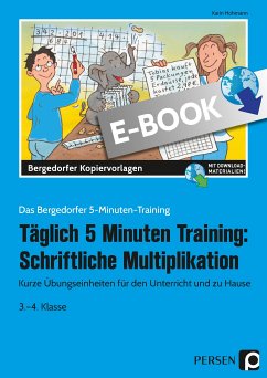 Tägl. 5 Minuten Training: Schriftl. Multiplikation (eBook, PDF) - Hohmann, Karin