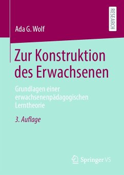 Zur Konstruktion des Erwachsenen (eBook, PDF) - Wolf, Ada G.