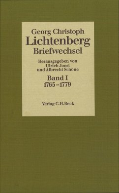 Lichtenberg Briefwechsel Bd. 1: 1765-1779 (eBook, PDF)