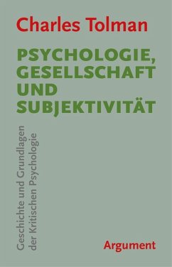 Psychologie, Gesellschaft und Subjektivität - Tolman, Charles