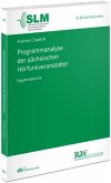 Programmanalyse der sächsischen Hörfunkveranstalter Programmanalyse der sächsischen Hörfunkveranstalter