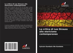 La critica di Leo Strauss allo storicismo contemporaneo - Kambala Wa Kambala, Sylvain