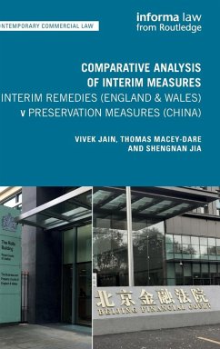 Cover Comparative Analysis of Interim Measures - Interim Remedies (England & Wales) v Preservation Measures (China)
