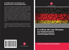 A crítica de Leo Strauss ao historicismo contemporâneo - Kambala Wa Kambala, Sylvain