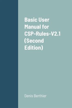 Basic User Manual for CSP-Rules-V2.1 (Second Edition) - Berthier, Denis