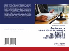 Cover Osobennosti zaklücheniq dogowora w romano - germanskoj i anglosaxonskoj prawowyh sistemah