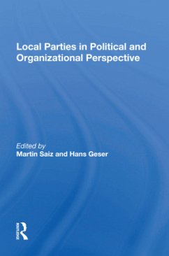 Cover Local Parties In Political And Organizational Perspective