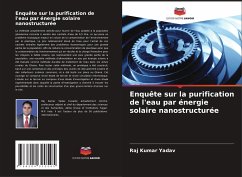 Enquête sur la purification de l'eau par énergie solaire nanostructurée - Kumar Yadav, Raj