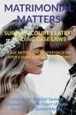 'MATRIMONIAL MATTERS' SUPREME COURT'S LATEST LEADING CASE LAWS