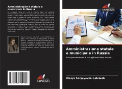 Amministrazione statale e municipale in Russia - Golubosh, Olesya Sergeyevna