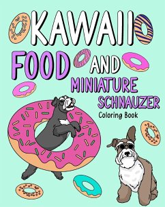 Kawaii Food and Miniature Schnauzer - Paperland