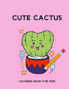 Cute cactus coloring book for kids - Bana¿, Dagna